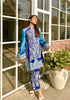 Myra Blue Pashmina Pakistani Kurta Set